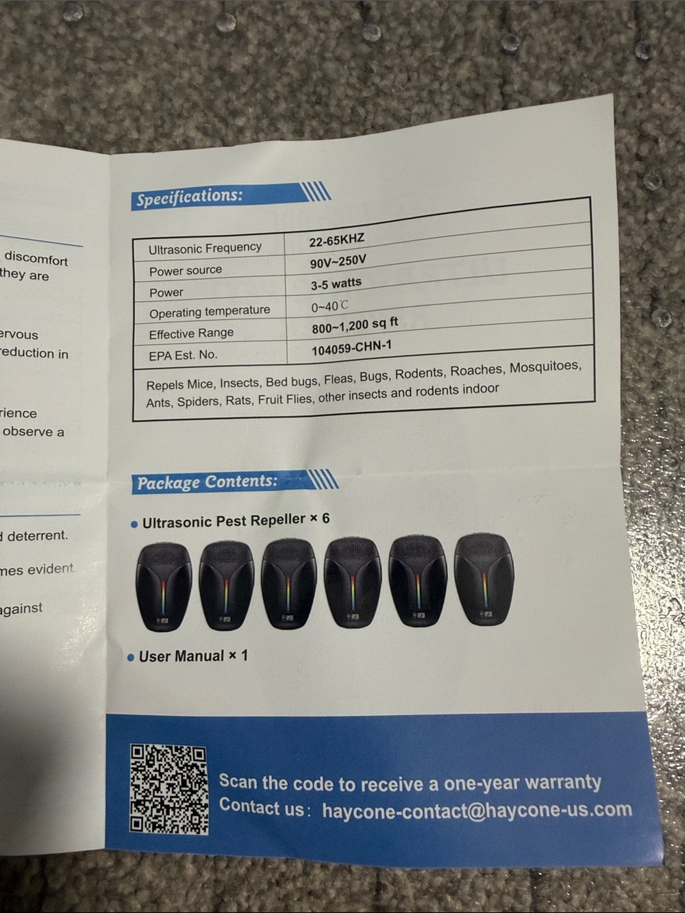 High-Power Frequency Conversion Insect Repellent - Black (3) - Picture 9 of 9
